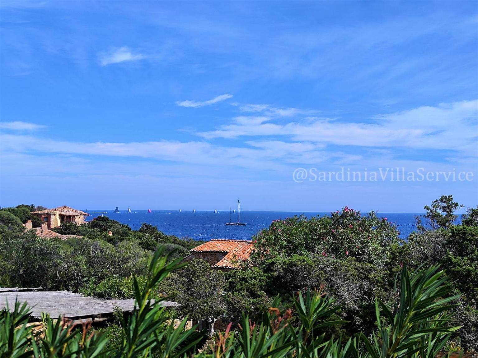 Villa Girasole - Cala Granu Porto Cervo Exteriör bild